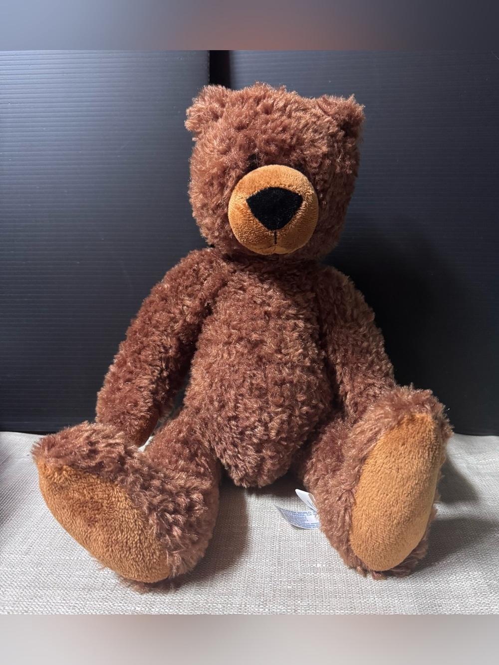 Classic Brown Plush Teddy Bear - Soft Cuddly Stuffed Animal